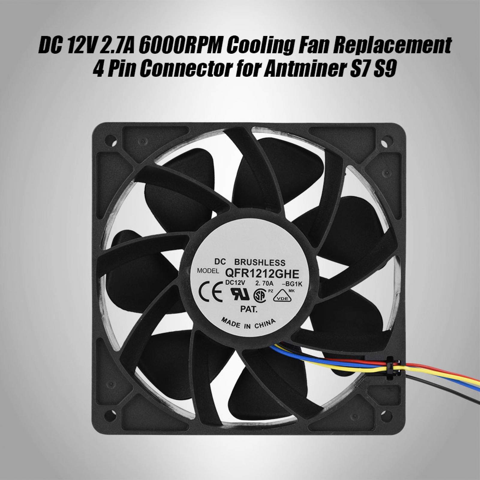 Amazon.co.jp: Archuu DC 12V 2.7A 6000RPM コンピュータケースファン